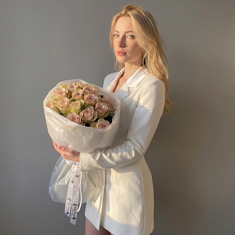  Роза «Нотр дам» (40 см, Цветная) 15 шт.