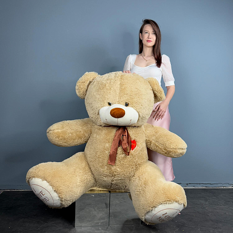 Мишка Кельвин кофейный 190 см